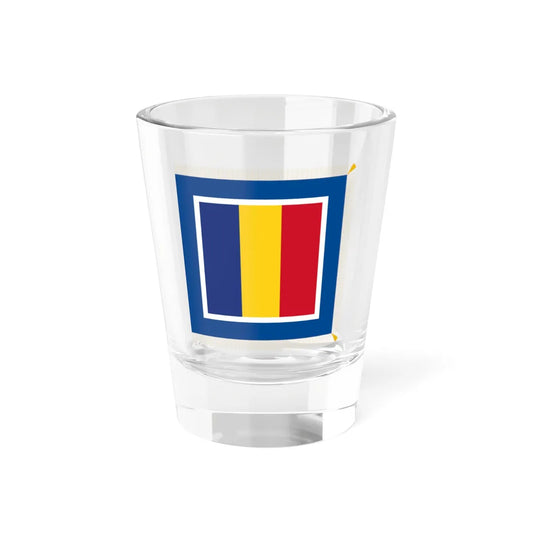 Flag of the President of Romania (Oman) Shot Glass 1.5oz 1.5oz - Go Mug Yourself