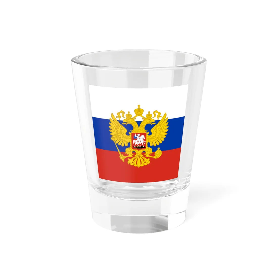 Flag of the President of Russia (Russia) Shot Glass 1.5oz 1.5oz - Go Mug Yourself