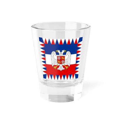 Flag of the President of Serbia and Montenegro 1992-2006 (Montenegro) Shot Glass 1.5oz 1.5oz - Go Mug Yourself