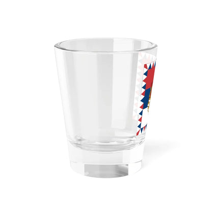 Flag of the President of Serbia (Serbia) Shot Glass 1.5oz - Go Mug Yourself