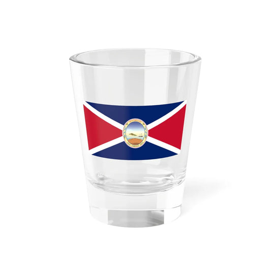Flag of the President of Seychelles 1976-1977 (Seychelles) Shot Glass 1.5oz 1.5oz - Go Mug Yourself