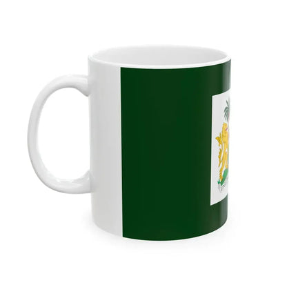 Flag of the President of Sierra Leone (Sierra Leone) White Coffee Mug - Go Mug Yourself