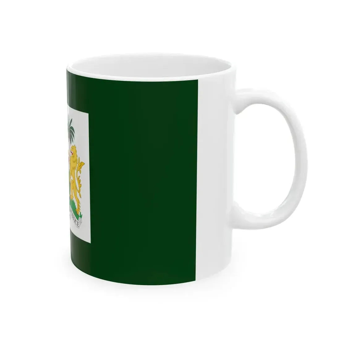 Flag of the President of Sierra Leone (Sierra Leone) White Coffee Mug - Go Mug Yourself