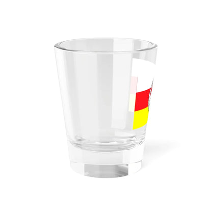 Flag of the President of South Ossetia Shot Glass 1.5oz - Go Mug Yourself