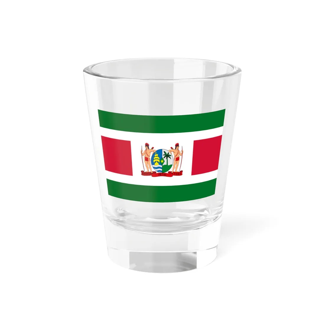 Flag of the President of Suriname (Suriname) Shot Glass 1.5oz 1.5oz - Go Mug Yourself