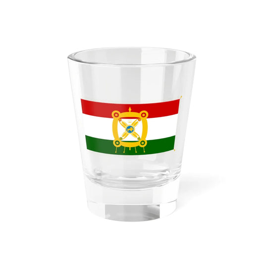 Flag of the President of Tajikistan (Tajikistan) Shot Glass 1.5oz 1.5oz - Go Mug Yourself