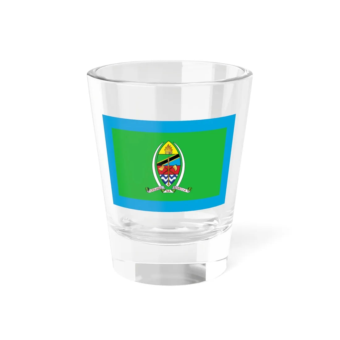 Flag of the President of Tanzania (Tanzania) Shot Glass 1.5oz 1.5oz - Go Mug Yourself