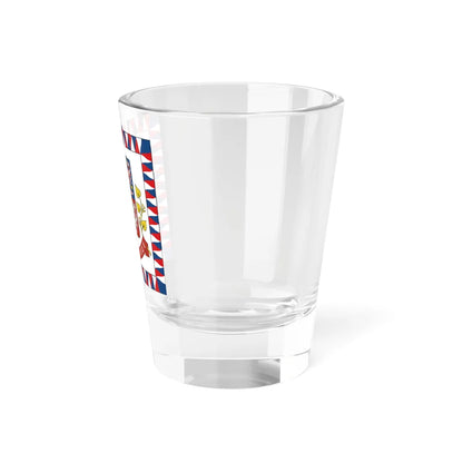 Flag of the President of the Czech Republic (Czech Republic) Shot Glass 1.5oz - Go Mug Yourself