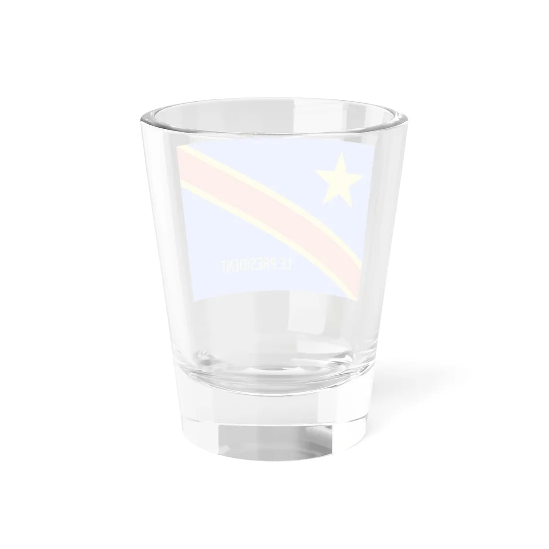 Flag of the President of the Democratic Republic of the Congo (Congo) Shot Glass 1.5oz - Go Mug Yourself