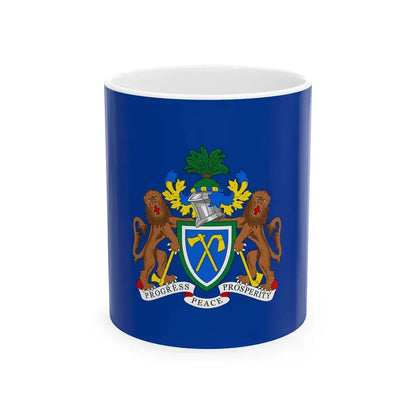 Flag of the President of The Gambia (Gambia) White Coffee Mug 11oz - Go Mug Yourself