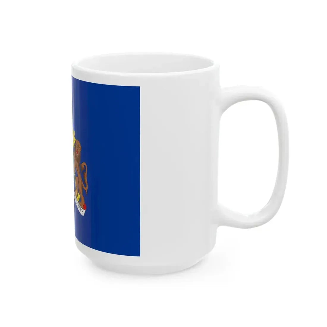 Flag of the President of The Gambia (Gambia) White Coffee Mug - Go Mug Yourself