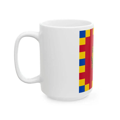 Flag of the President of the Parliament of Moldova (Moldova) White Coffee Mug - Go Mug Yourself