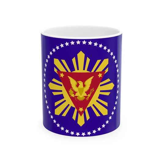 Flag of the President of the Philippines 1981-1986 (Philippines) White Coffee Mug 11oz - Go Mug Yourself