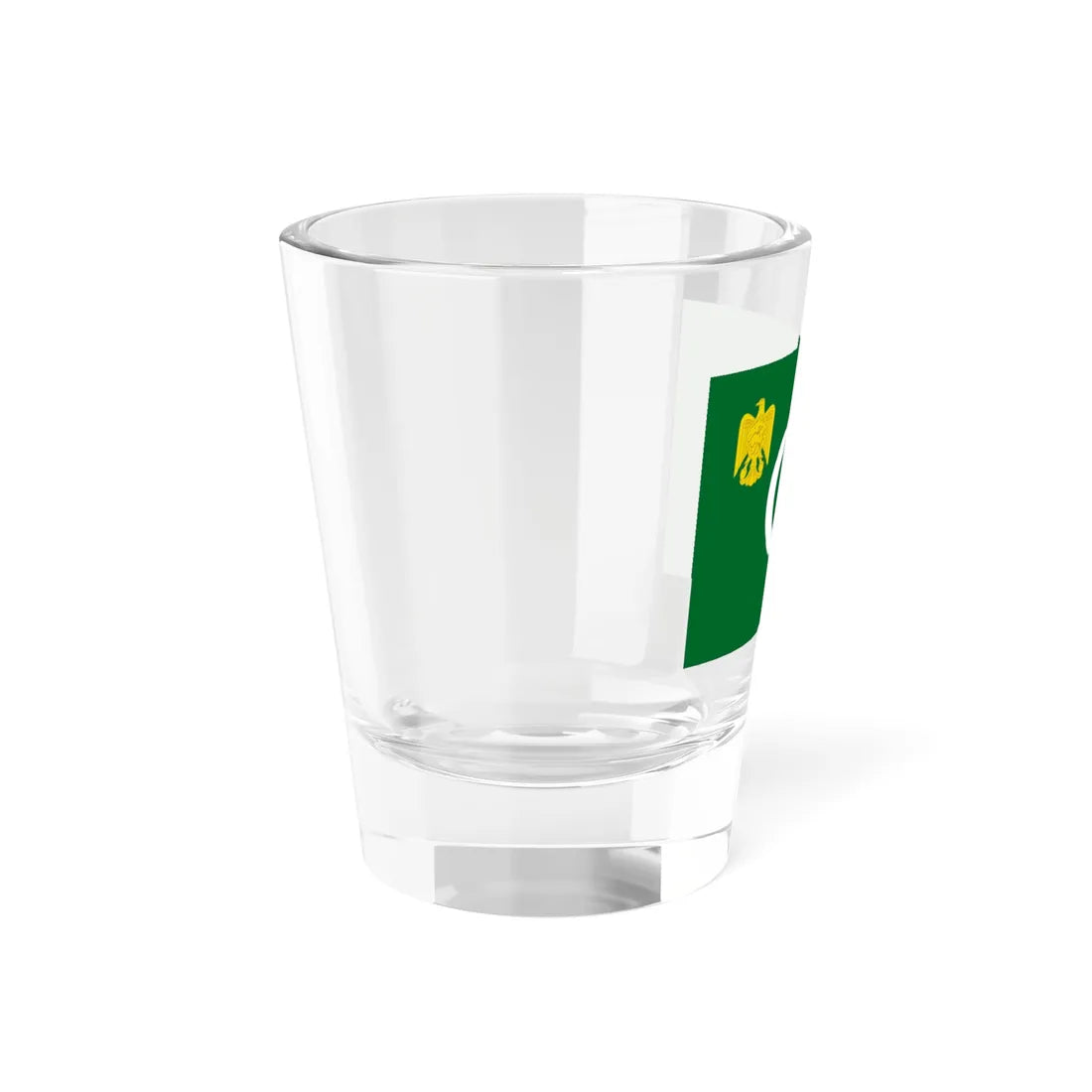 Flag of the President of the Republic of Egypt 1953-1958 (Egypt) Shot Glass 1.5oz - Go Mug Yourself