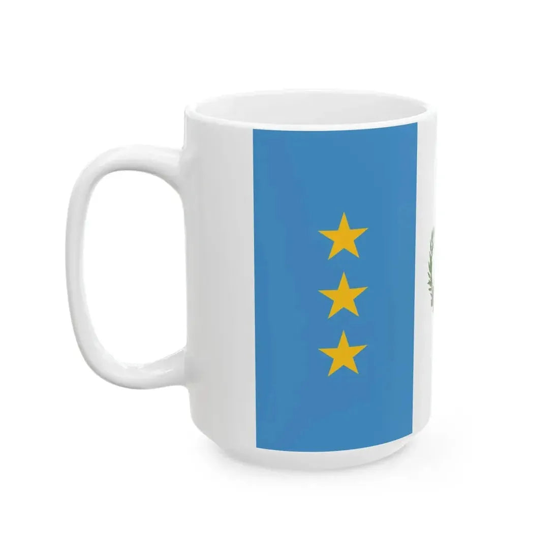 Flag of the President of the Supreme Court of Justice of Guatemala (Guatemala) White Coffee Mug - Go Mug Yourself