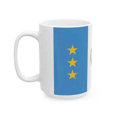 Flag of the President of the Supreme Court of Justice of Guatemala (Guatemala) White Coffee Mug - Go Mug Yourself