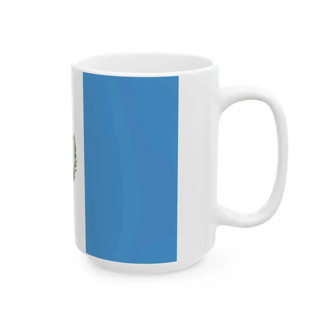 Flag of the President of the Supreme Court of Justice of Guatemala (Guatemala) White Coffee Mug - Go Mug Yourself