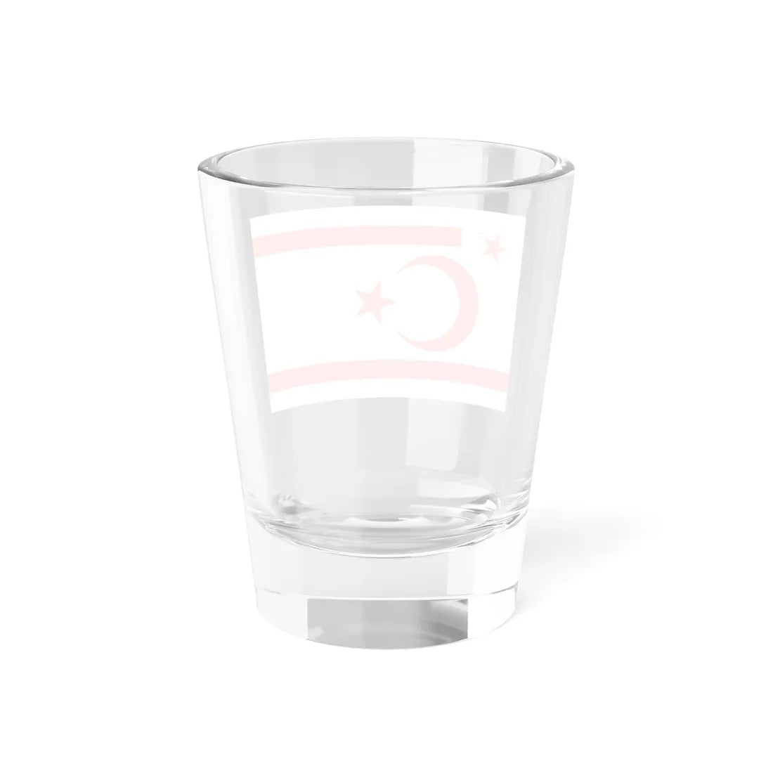 Flag of the President of the Turkish Republic of Northern Cyprus (Cyprus) Shot Glass 1.5oz - Go Mug Yourself