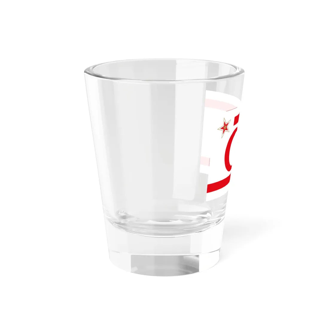 Flag of the President of the Turkish Republic of Northern Cyprus (Cyprus) Shot Glass 1.5oz - Go Mug Yourself