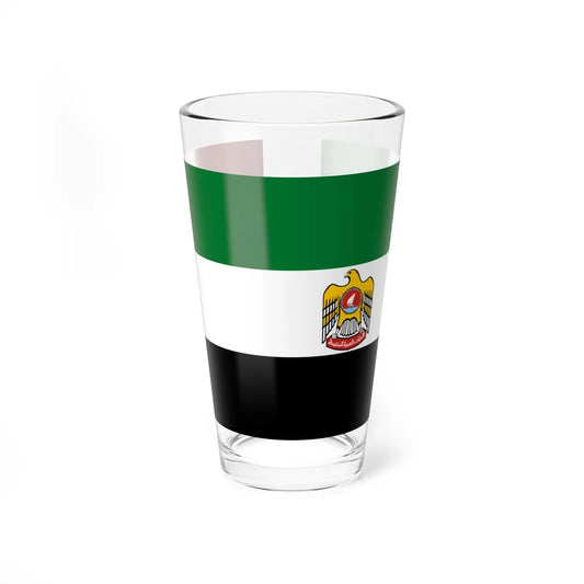 Flag of the President of the United Arab Emirates 1973-2008 (United Arab Emirates) Pint Glass 16oz 16oz - Go Mug Yourself