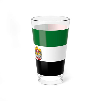Flag of the President of the United Arab Emirates 1973-2008 (United Arab Emirates) Pint Glass 16oz - Go Mug Yourself