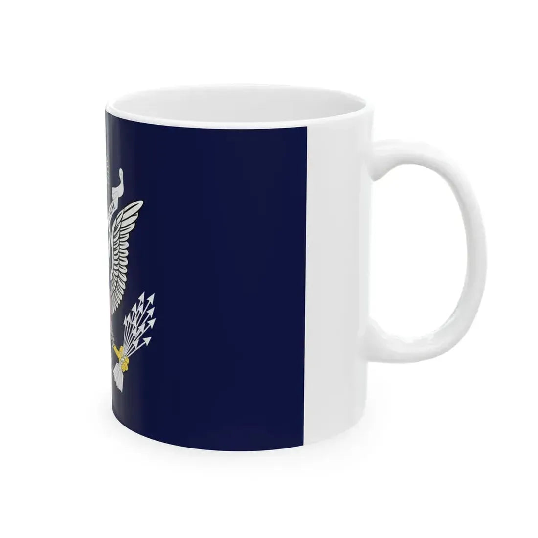 Flag of the President of the United States 1902-1916 (United States) White Coffee Mug - Go Mug Yourself