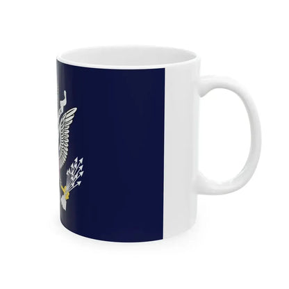 Flag of the President of the United States 1902-1916 (United States) White Coffee Mug - Go Mug Yourself