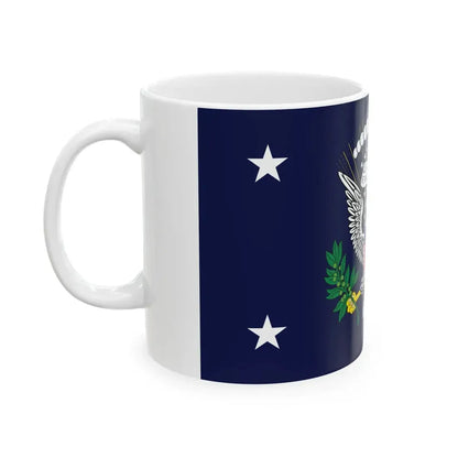 Flag of the President of the United States 1916-1945 (United States) White Coffee Mug - Go Mug Yourself