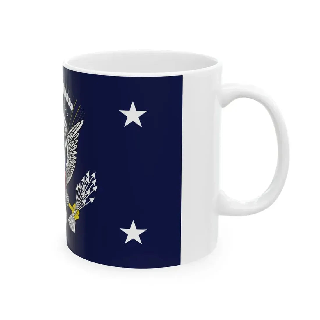 Flag of the President of the United States 1916-1945 (United States) White Coffee Mug - Go Mug Yourself