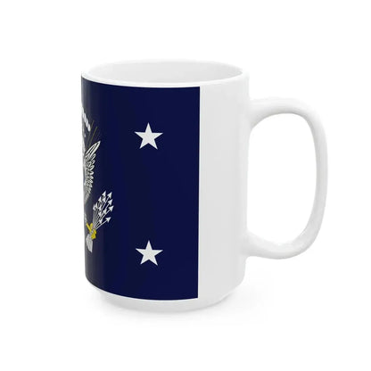 Flag of the President of the United States 1916-1945 (United States) White Coffee Mug - Go Mug Yourself