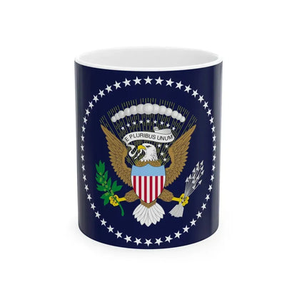 Flag of the President of the United States (United States) White Coffee Mug 11oz - Go Mug Yourself