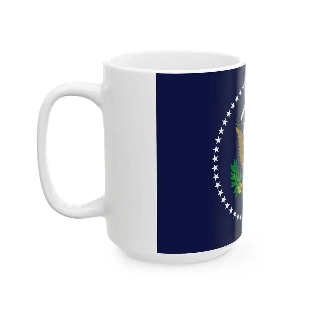 Flag of the President of the United States (United States) White Coffee Mug - Go Mug Yourself