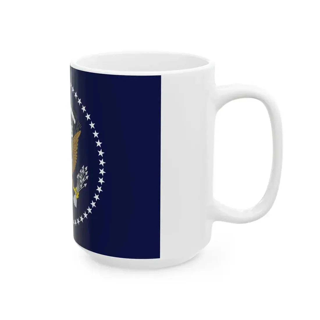 Flag of the President of the United States (United States) White Coffee Mug - Go Mug Yourself