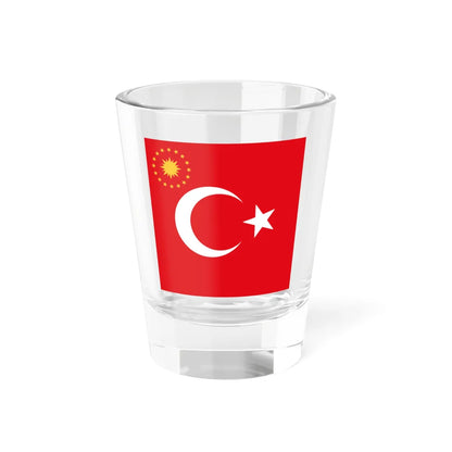 Flag of the President of Turkey 1925-2012 (Turkey) Shot Glass 1.5oz 1.5oz - Go Mug Yourself