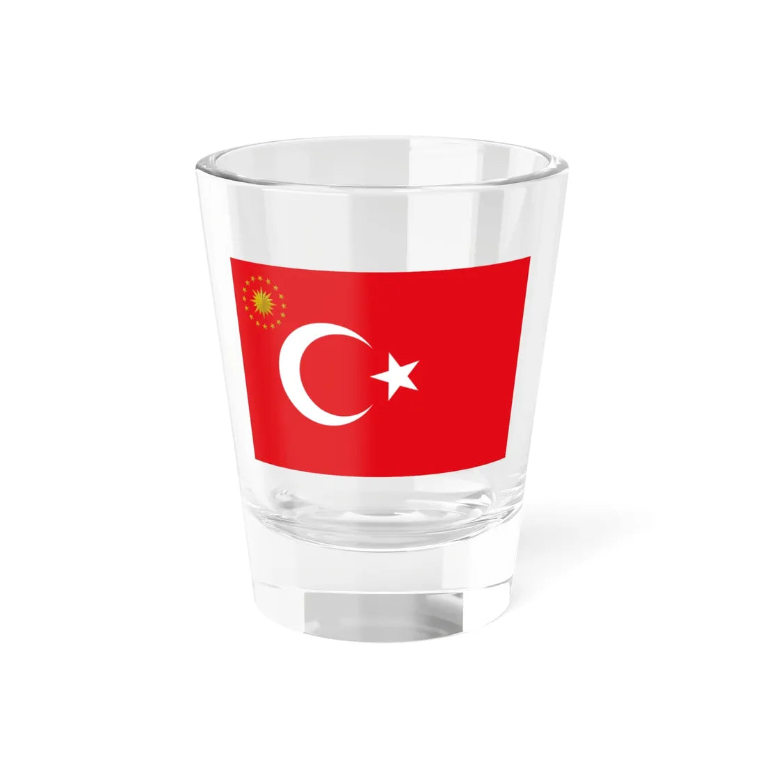 Flag of the President of Turkey (Turkey) Shot Glass 1.5oz 1.5oz - Go Mug Yourself