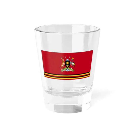 Flag of the President of Uganda (Uganda) Shot Glass 1.5oz 1.5oz - Go Mug Yourself