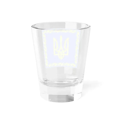 Flag of the President of Ukraine 1999-2006 detailed (Ukraine) Shot Glass 1.5oz - Go Mug Yourself