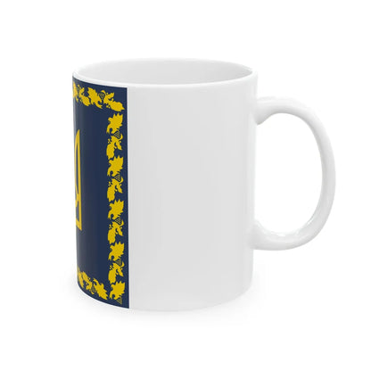 Flag of the President of Ukraine dark shade variant (Ukraine) White Coffee Mug - Go Mug Yourself