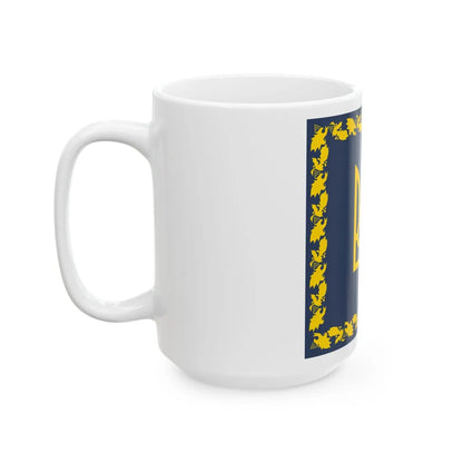 Flag of the President of Ukraine dark shade variant (Ukraine) White Coffee Mug - Go Mug Yourself
