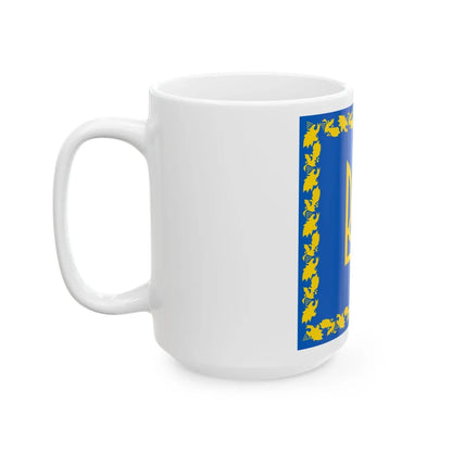 Flag of the President of Ukraine (Ukraine) White Coffee Mug - Go Mug Yourself