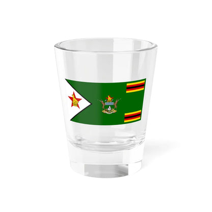 Flag of the President of Zimbabwe (Zimbabwe) Shot Glass 1.5oz 1.5oz - Go Mug Yourself