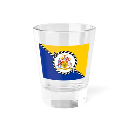 Flag of the Prime Minister of Barbados (Barbados) Shot Glass 1.5oz 1.5oz - Go Mug Yourself