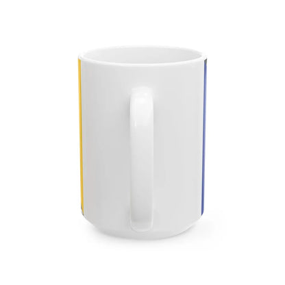 Flag of the Prime Minister of Barbados (Barbados) White Coffee Mug - Go Mug Yourself