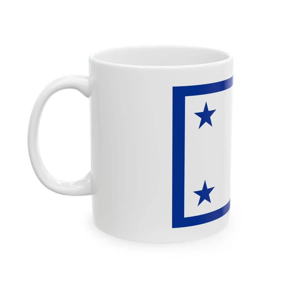 Flag of the Prime Minister of Cuba (Cuba) White Coffee Mug - Go Mug Yourself