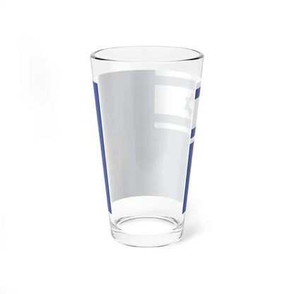 Flag of the Prime Minister of Israel (Israel) Pint Glass 16oz - Go Mug Yourself