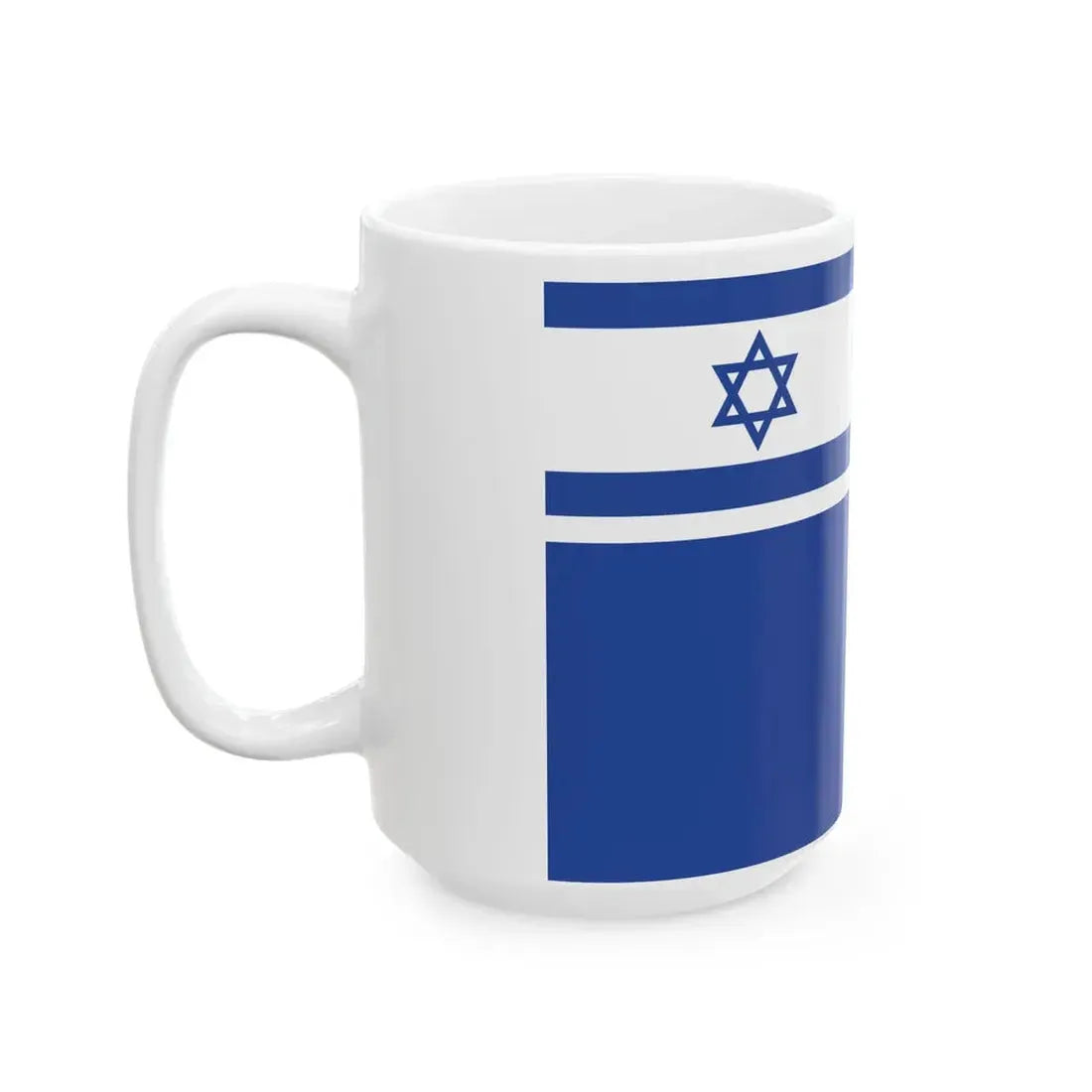 Flag of the Prime Minister of Israel (Israel) White Coffee Mug - Go Mug Yourself
