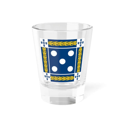 Flag of the Prime Minister of Portugal 1952-1972 (Portugal) Shot Glass 1.5oz 1.5oz - Go Mug Yourself