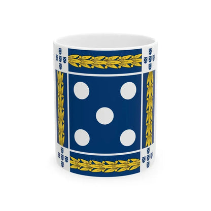 Flag of the Prime Minister of Portugal 1952-1972 (Portugal) White Coffee Mug 11oz - Go Mug Yourself