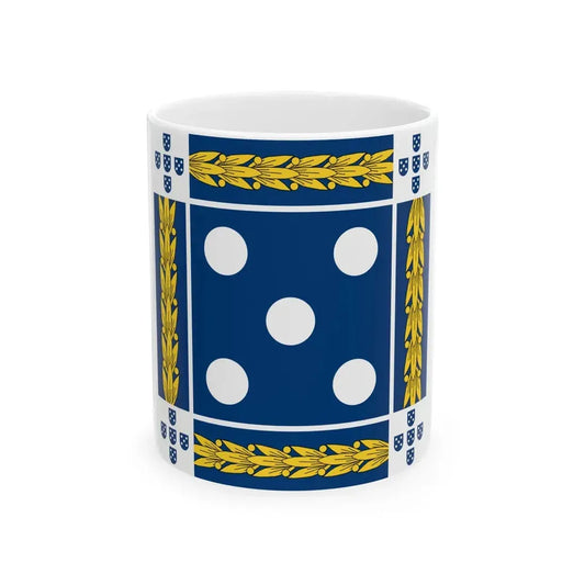 Flag of the Prime Minister of Portugal 1952-1972 (Portugal) White Coffee Mug 11oz - Go Mug Yourself