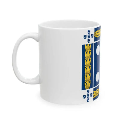 Flag of the Prime Minister of Portugal 1952-1972 (Portugal) White Coffee Mug - Go Mug Yourself